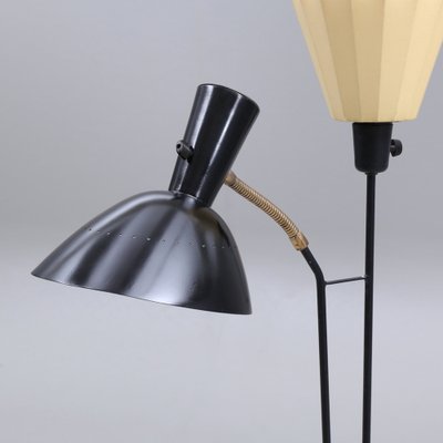 Steel Floor Lamp by Hans Bergström for Ateljé Lyktan, 1950s-AX-1757886