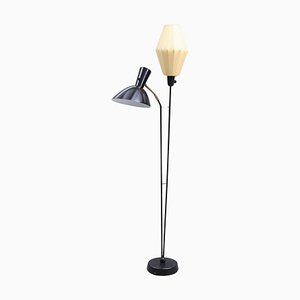 Steel Floor Lamp by Hans Bergström for Ateljé Lyktan, 1950s-AX-1757886