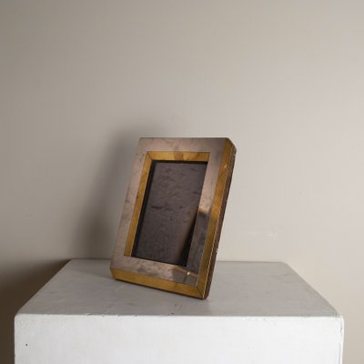 Steel Frame and Brass Photo Holder, 1970s-JQO-1431769