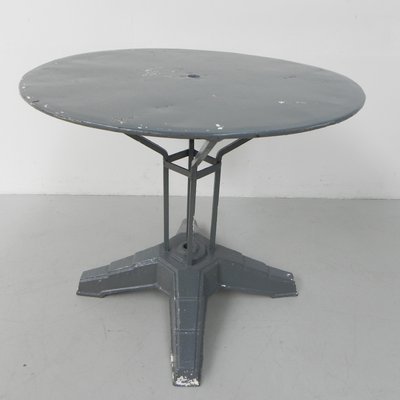 Steel Garden Table on Cast Iron Base-TL-1330812