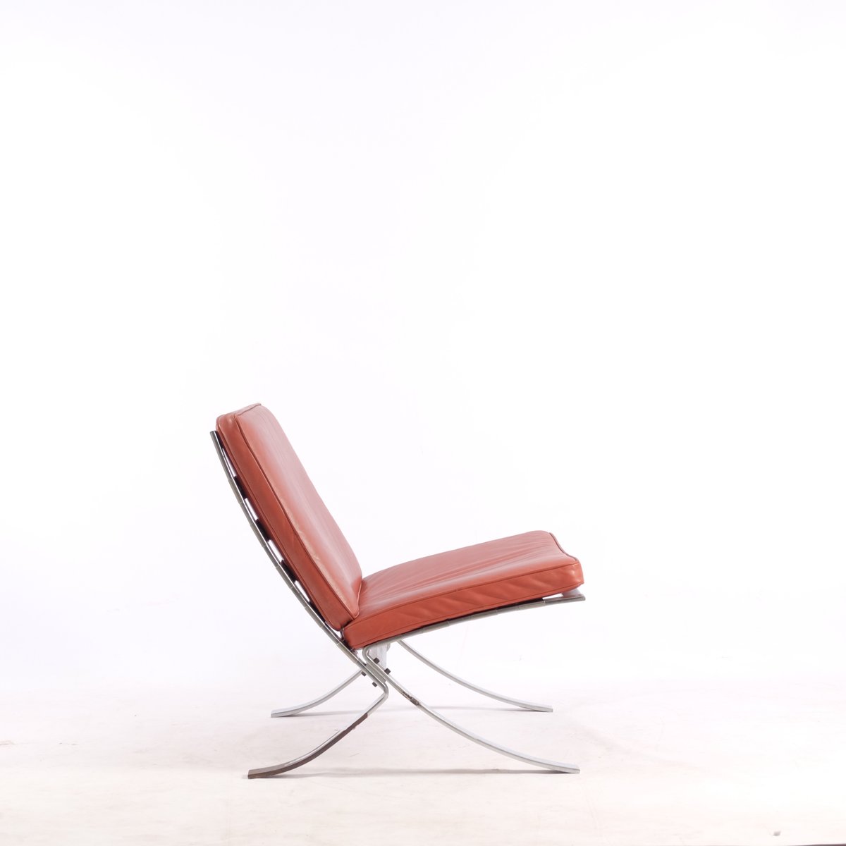 Steel & Leather Tango Chairs by Steen Østergaard for Steel Line, 1970, Set of 2