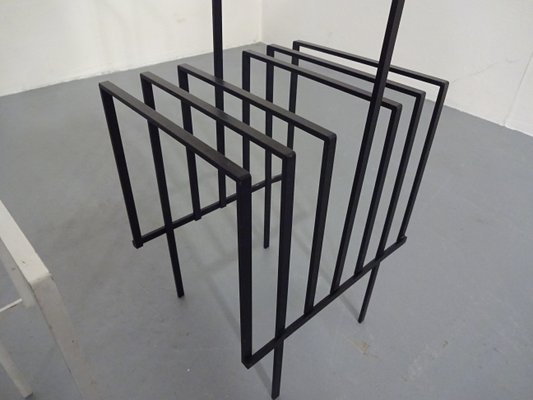 Steel Magazine or Record Racks, 1960s, Set of 2-RDW-604180