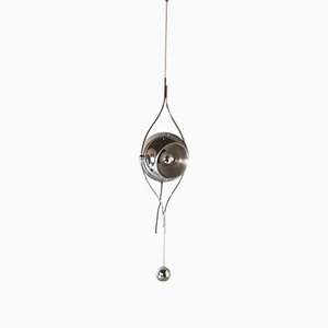 Steel Pendant Lamp by Goffredo Reggiani, 1960s-JQO-1174985