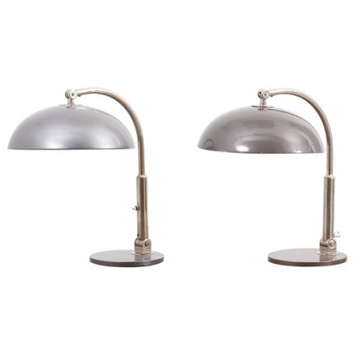 Steel Table Lamps, 1960s, Set of 2-SFD-1172693