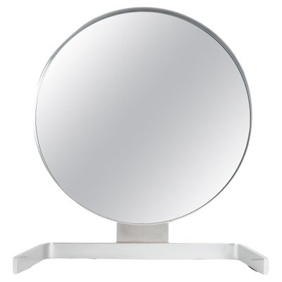 Steel Table Mirror by Pierre Vandel, 1970s-WFS-1786008