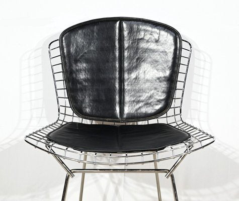 Steel Wire Chairs by Harry Bertoia for Knoll, 1970s, Set of 4-RVK-1806889