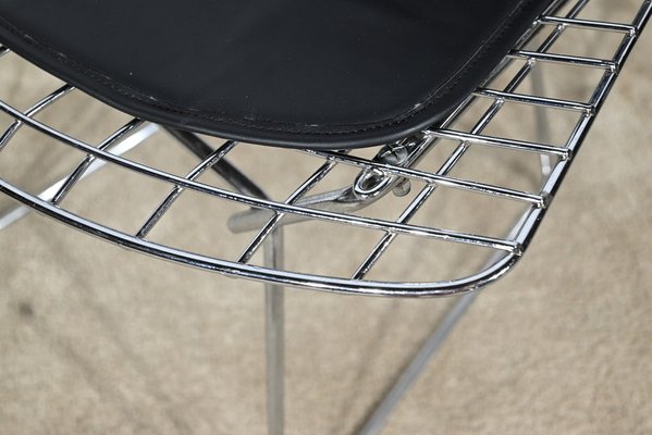 Steel Wire Chairs by Harry Bertoia for Knoll, 1970s, Set of 4-RVK-1806889