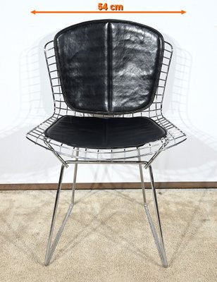 Steel Wire Chairs by Harry Bertoia for Knoll, 1970s, Set of 4-RVK-1806889