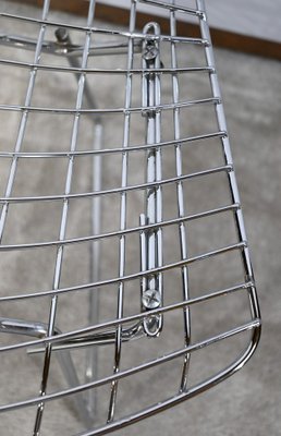 Steel Wire Chairs by Harry Bertoia for Knoll, 1970s, Set of 4-RVK-1806889