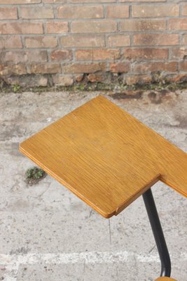 Steel & Wood Student Desk Chair by Jacques Hitier, France, 1950s-XIJ-1170339