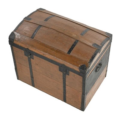 Steel Wooden Transport Trunk-NQ-1729777