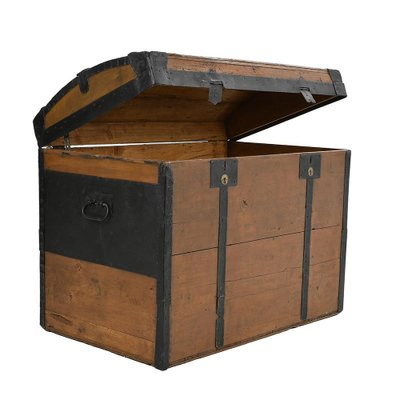 Steel Wooden Transport Trunk-NQ-1729777