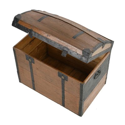 Steel Wooden Transport Trunk-NQ-1729777