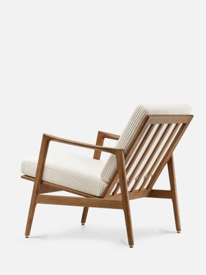 Stefan Lounge Chair in Cream Cord and Dark Wood, 2023-JOG-1761526