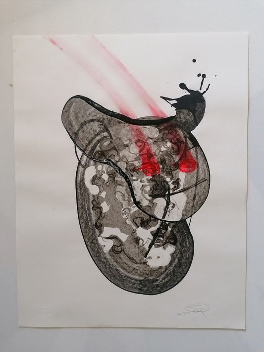 Stefano Mazzolini, Bomby, 2021, Acrylic on Paper