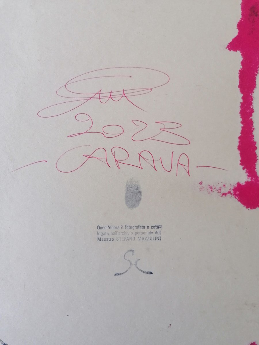 Stefano Mazzolini, Carava, 2023, Acrylic on Paper