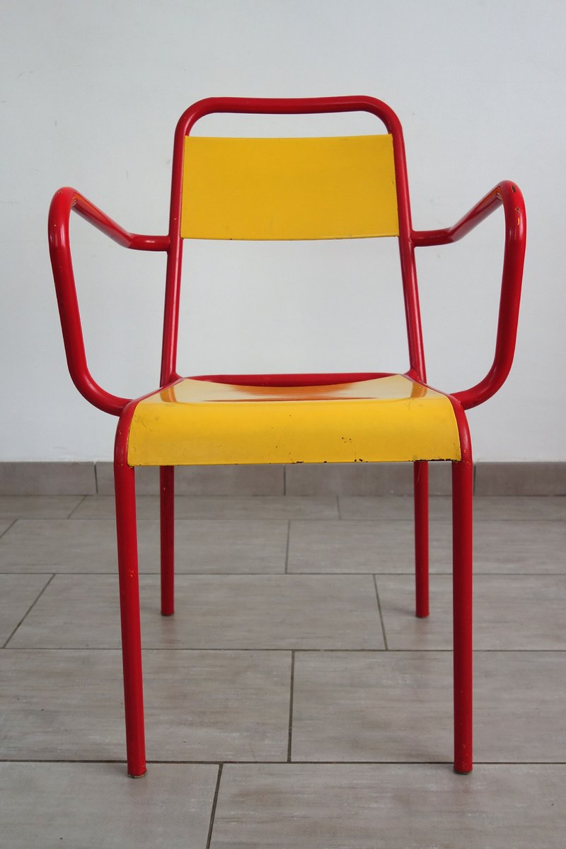 Stella Metal Armchair from Essential, 1950s