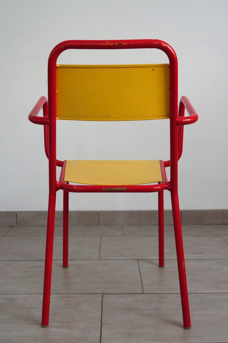 Stella Metal Armchair from Essential, 1950s