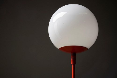 Stem Floor Lamp with Glass Sphere Bag Turgi, 1960s