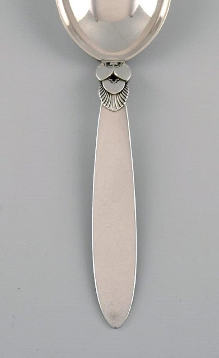 Sterling Silver Cactus Jam Spoon from Georg Jensen