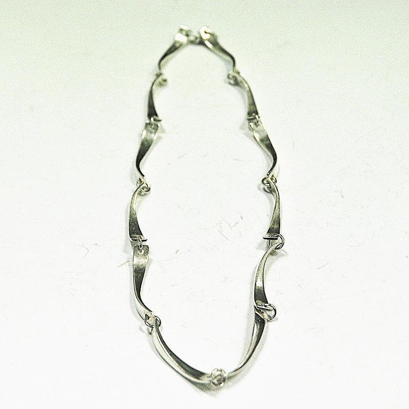 Sterling Silver Choker Necklace by Jaana Toppila-Topian, Finland, 1998