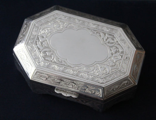 Sterling Silver Jewelry Box, 1990s