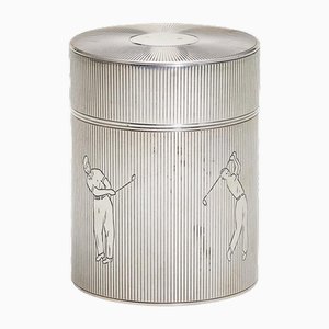 Sterling Silver Lidded Box, 1930s-HDU-1970181