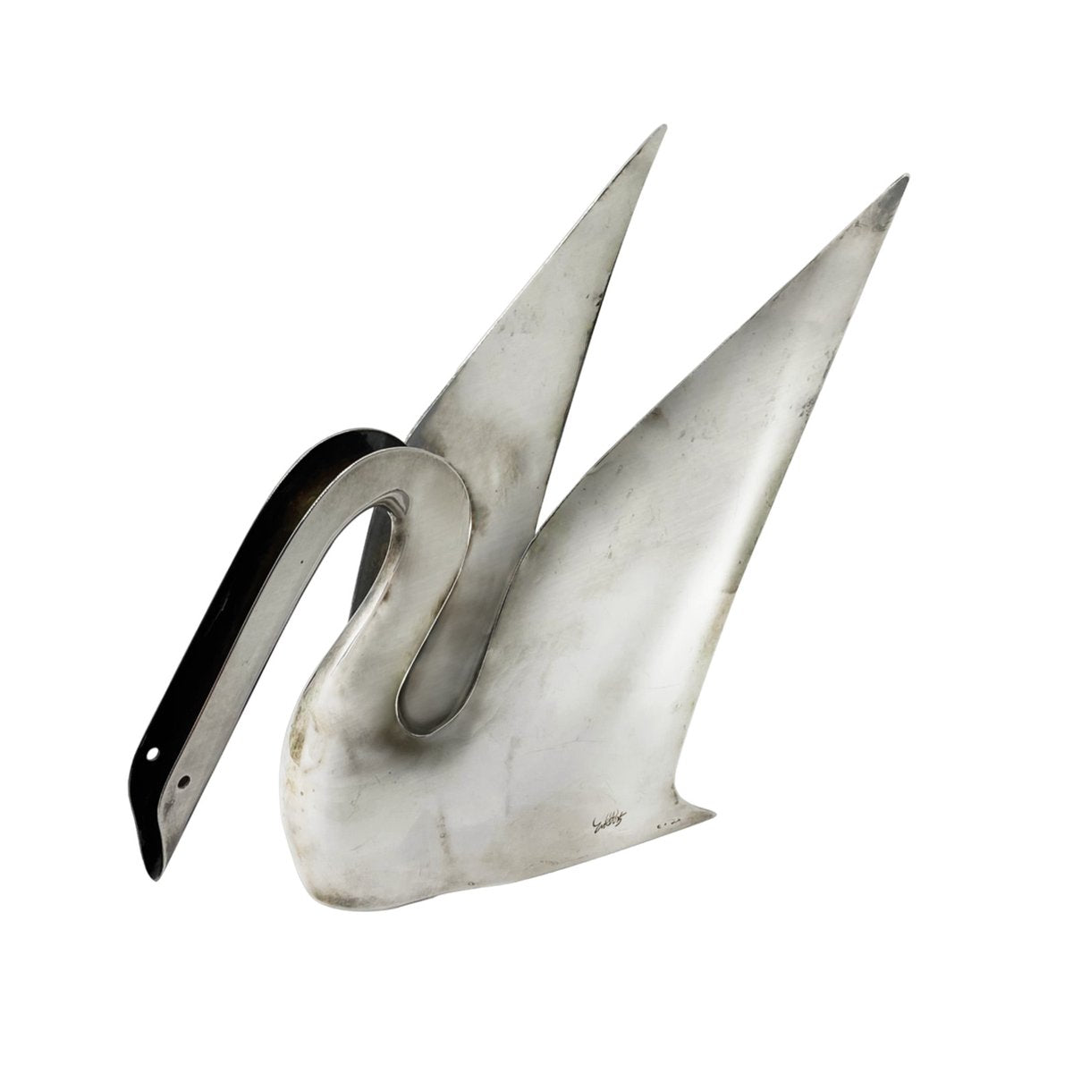 Sterling Silver Swan by Gio Ponti, 1978