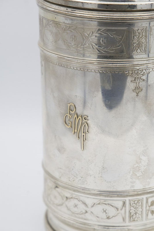 Sterling Silver Thermos from Cartier, 1890s