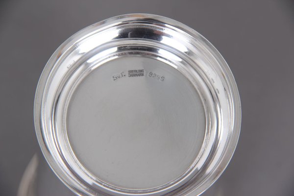 Sterling Silver Vase from Svend Toxværd, 1970s-DQ-582284