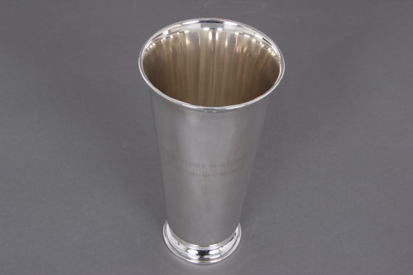 Sterling Silver Vase from Svend Toxværd, 1970s-DQ-582284