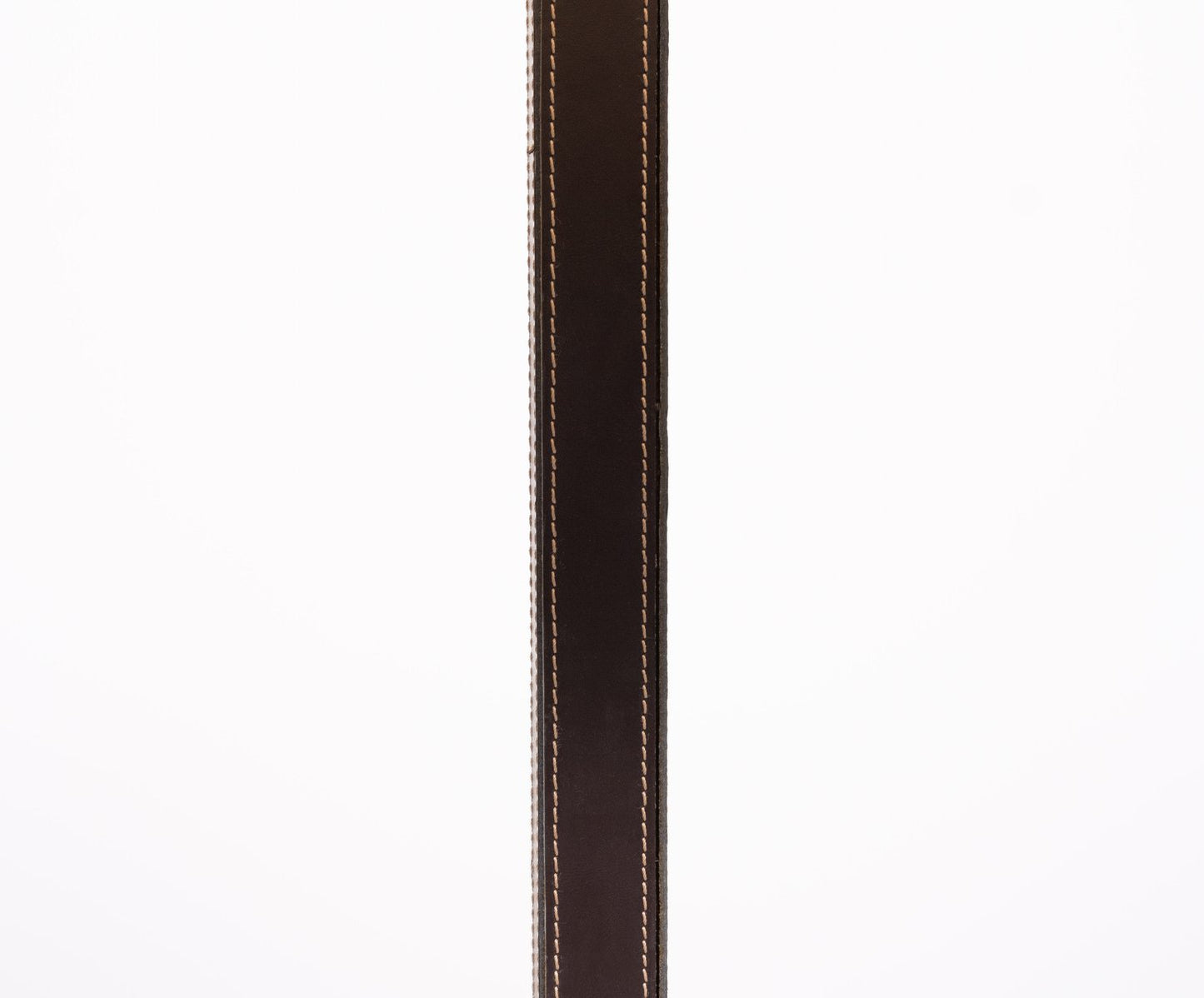 Stich Leather Floor Lamp from SCE, France, 1980s