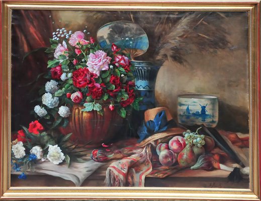 Still Life, 1920s, Oil on Canvas-QOR-2017408