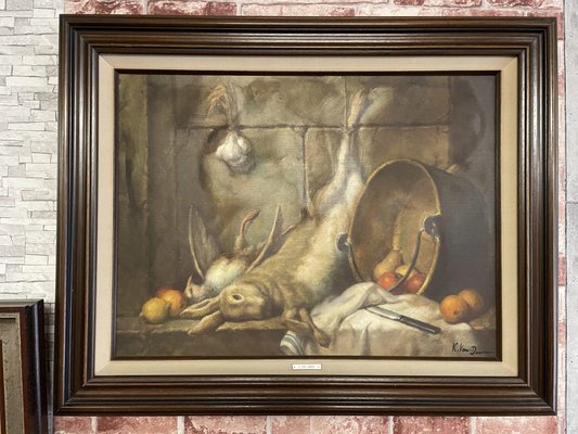 Still Life, 1970s, Oil on Canvas, Framed-NSG-1779840