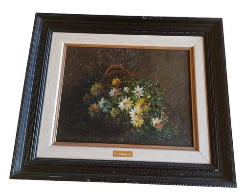 Still Life, 20th-Century, Oil on Canvas, Framed-ZVO-1188080