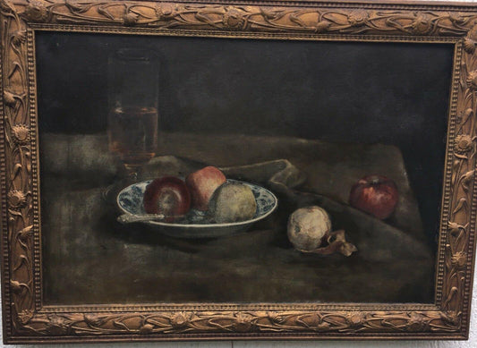 Still Life Apples, Oil on Canvas