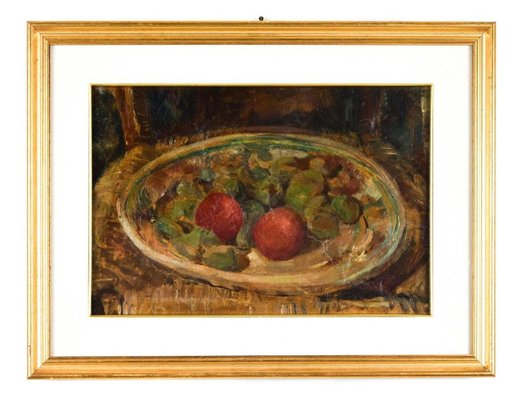 Still Life - Original Oil on Board by Guido Peyron - 1950s 1950s-ZCI-757150