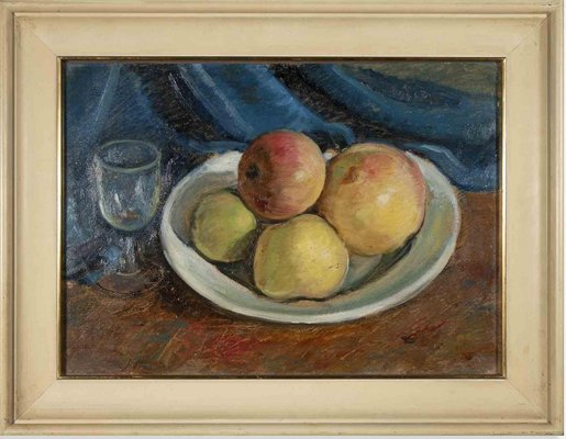 Still Life, Original Oil on Board, Mid-20th-Century-ZCI-1281526