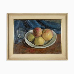 Still Life, Original Oil on Board, Mid-20th-Century-ZCI-1281526