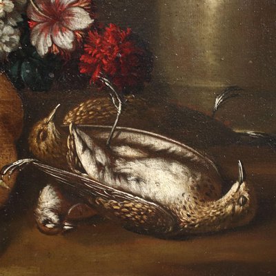 Still Life Painting, 17th-century, Italy, Oil on Canvas, Framed-VMM-1367327