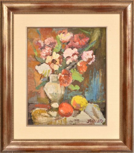 Still Life with Apples, Oil on Canvas, 20th Century