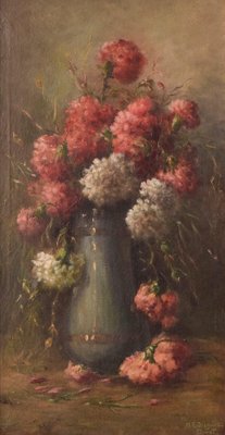 Still Life with Hydrangeas, 1890s, Oil on Canvas, Framed-AOI-1172967