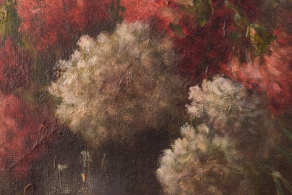 Still Life with Hydrangeas, 1890s, Oil on Canvas, Framed-AOI-1172967