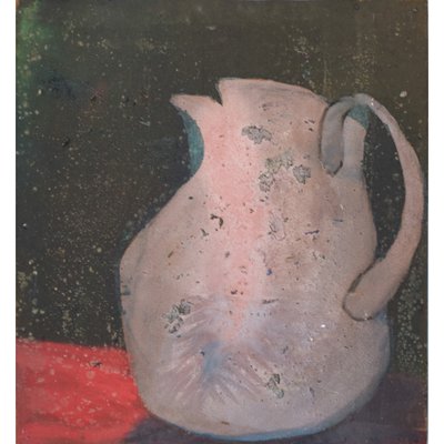 Still Life with Jug, Late 20th Century, Oil on Board-AOI-1110894