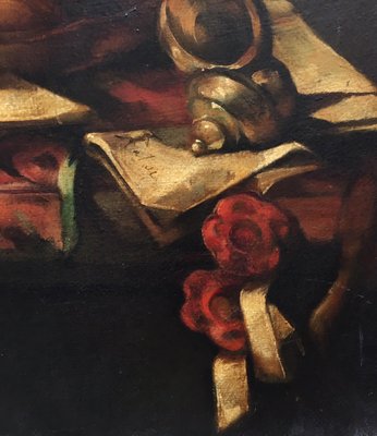 Still Life with Musical Instruments - Oil on Canvas - Francesca Strino - Italy-YUW-912570