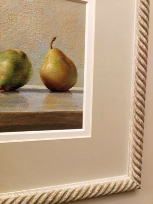 Still Life with Pears, Oil on Canvas, Framed-FSD-1215443