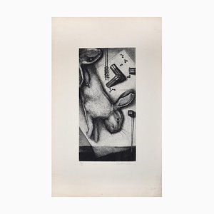 Still Life with Rabbit - Original Etching by J.-M. Estébe - Second Half of 1900-ZCI-754947