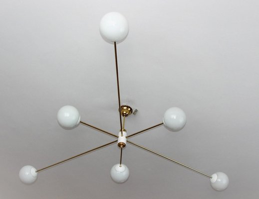 Stilnovo Style Chandelier, 1960s-XHP-1241326