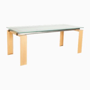 Stilt Glass Dining Table in Blue from DESALTO-RQW-2036339