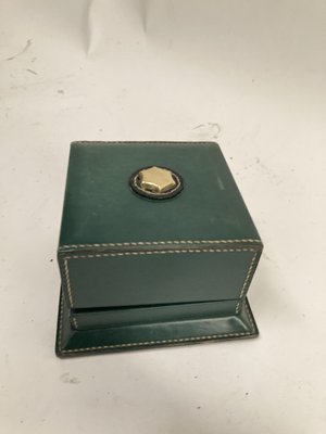 Stitched Leather Box by Jacques Adnet, 1950s-VRR-1111145